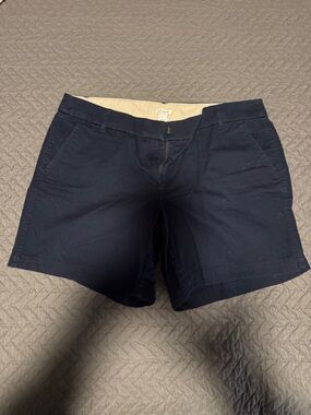 J. Crew Navy Chino Bermuda Shorts